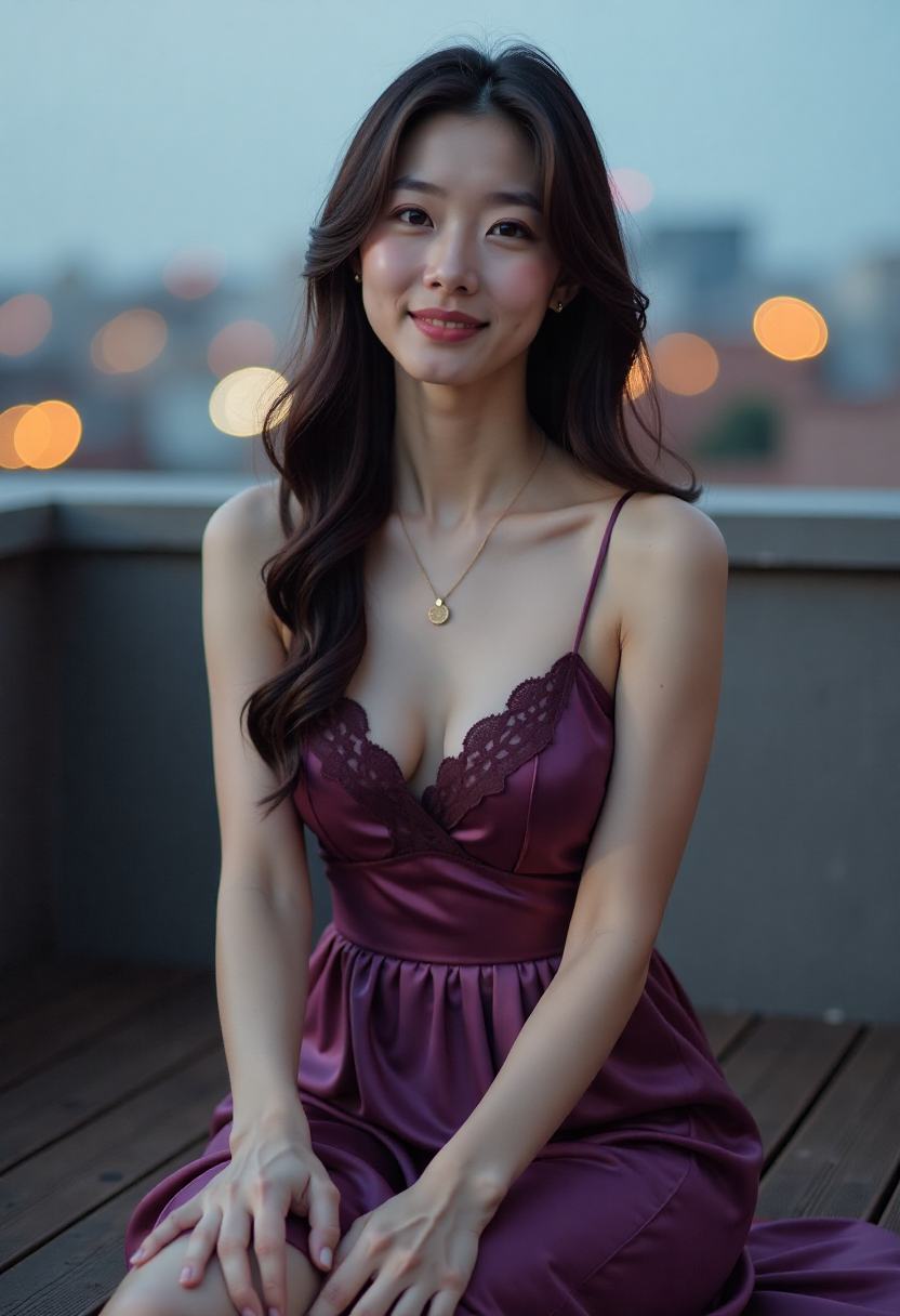 浦东清晨跑道上正在抬轮的波音787